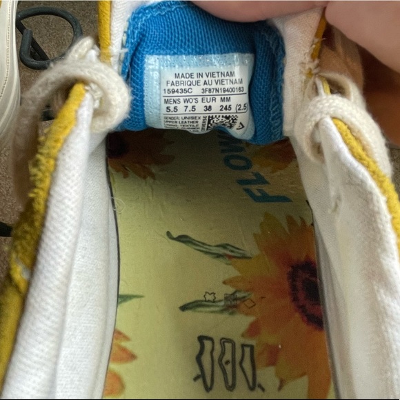 LIMITED EDITION GOLF WANG x Converse Yellow ONE STAR’s - Picture 6 of 7